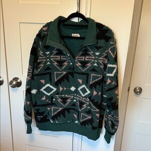 Pendleton Green Patterned Women's Jacket
